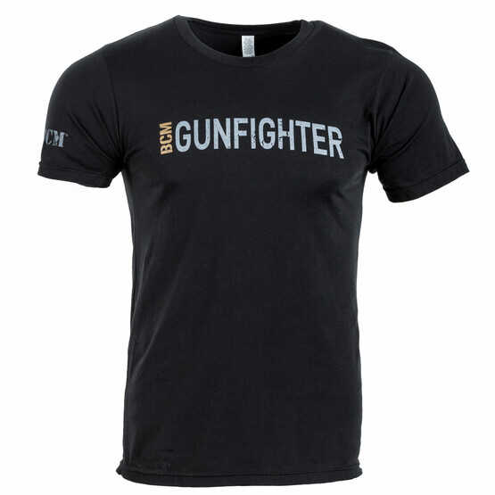 Bravo Company BCM gunfighter shirt in black from the front view